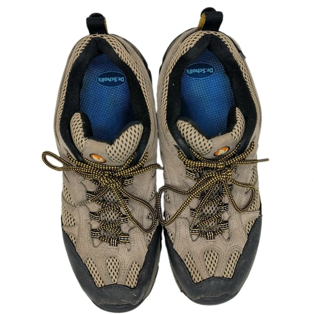 MERRELL MESA VENTILATOR 2 II Walnut Brown Suede HIKING Shoes Boots Mens 9.5 VGUC